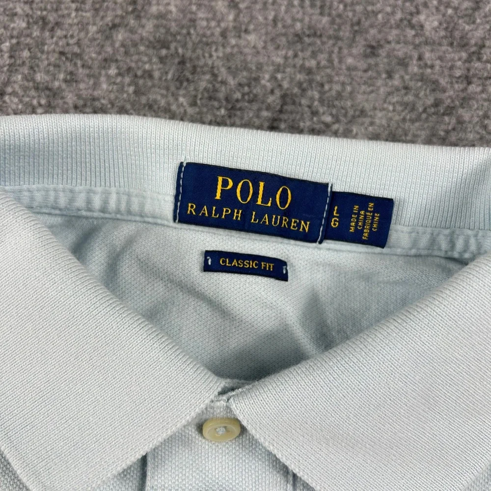 Polo Ralph Lauren Polo Shirts Mens Large Multi Color Classic Fit Cotton 3 Pack
